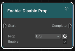 Enable-Disable Prop Node