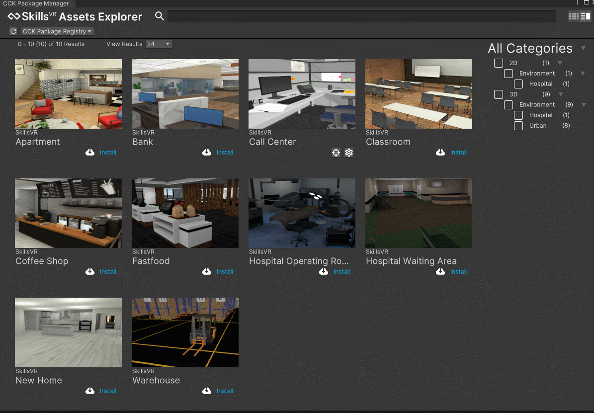Search by category